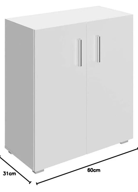 Sideboard with Double Doors and 2 Internal Shelves Document Cabinet MultiPurpose Cabinet for Office, Kitchen or Bathroom, Sideb