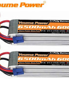 Youme 6S 22.2V 6500mah 5200mah RC Lipo Battery 22.2V XT60 XT90 EC5 RC Airplane Helicopters Car Boat Truck Parts