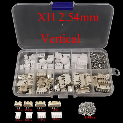 1 scatola SH 1.0/JST 1.25/ZH 1.5/PH 2.0/XH 2.54 Spina maschio Presa femmina Kit terminale alloggiamento Connettore intestazione pin orizzontale verticale