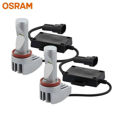 OSRAM LED Fog Lamps H8 H11 H16 65219CW 12V 10W 6000K Cool White Ice Blue LEDriving Kit Set Car LED Lamps More Bright Long Life