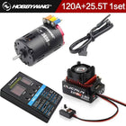 Hobbywing QuicRun 3650 Brushless G2 Motors with 10BL 120A ESC and LED Program Box General combo For 1/10 Rc Racing Car