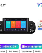 Podofo CarPlay Android Radio For Fiat Panda 2013-2020 Car Intelligent System 1din GPS Stereo Multimedia Player RDS FM Car Radio