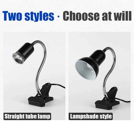 Reptile heating lamp holder UVA UVB Light Rotatable Basking Spot Light Simulated Sunlight For Turtle Lizard Dimmable 220-240V
