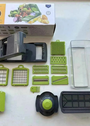14/16 in 1 Multifunctional Vegetable Chopper Onion Chopper Handle Food Grate Food Chopper Kitchen Vegetable Slicer Dicer Cut