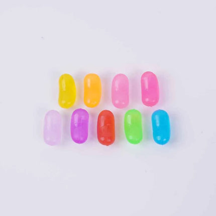 20pcs Mini Candy Fondant Fruit Candy Pop Artificial Candy Beans Miniature Food Play Handmade Simulation Home Decor Decorations