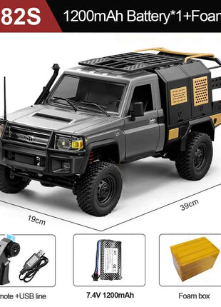 MN82S RC Crawler 1/12 Full Scale LC79 RC Pickup Short Truck 4WD Remote Control Climbing Off-road Car Toys for Kids Adults Gifts