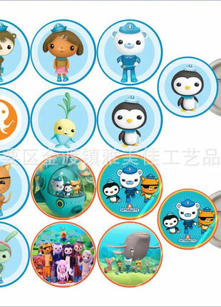 Decorazioni per Feste di Compleanno per Bambini Octonauts, Palloncini in Alluminio, Piatti di Carta, Sfondo con Capitano Oceanico, Pirata, Pinguino, Barnacles, Peso