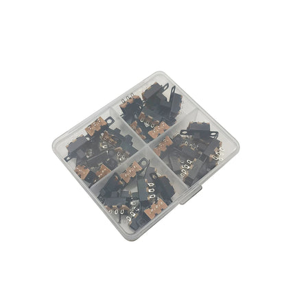 40 Pz/scatola SS12D00 SS12F15 Interruttore A Scorrimento 3Pin 1P2T 2 Posizione On-Off Interruttore Interruttore A Levetta Lunghezza Della Maniglia 2MM 3MM 4MM 5MM 6MM