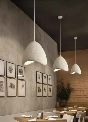 Lampadario a soffitto dal design nordico creativo per occhi Wabi Sabi Lampada a sospensione per ristorante Decorazioni per la casa Camera da letto Tavolo da bar Lampada a sospensione per caffè