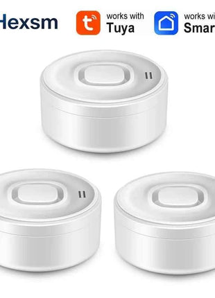 100DB Tuya WiFi Water Leakage Sensor Smart Home Water Leakage Detector Flood Alert Overflow Security Protection Via Smart Life