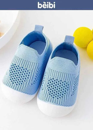 Calzini con suola morbida per bambini primavera/estate Scarpe in rete unisex Calzini da pavimento antiscivolo per bambini 0-3T Scarpe da passeggio morbide e leggere