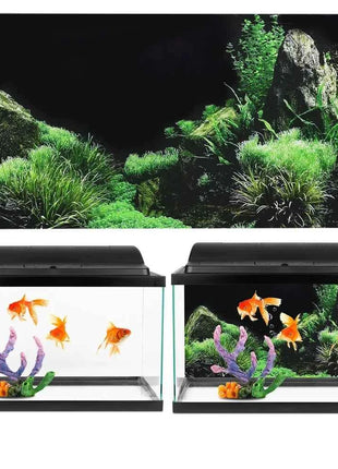 Background for Aquarium 3d Sticker Poster Fish Tank Aquarium Background accessories Decoration Ocean Plant Aquascape Painting