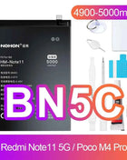 NOHON Battery for Xiaomi Redmi Note 13 12 11 10 Pro 9 8 7 6 5 4 11S 10S 9S Batteries BN5P BN53 BN46 BN45 BN5D BP47 BP4K BM5T