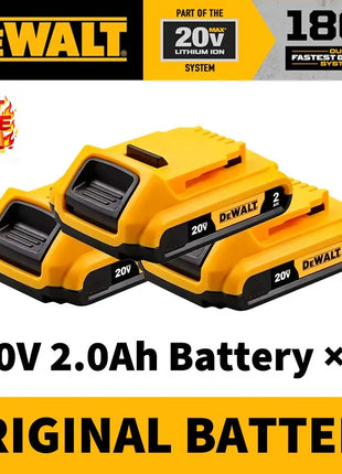 Batteria Originale Dewalt 20V MAX 5Ah 6Ah 18650 ‌ Batteria agli Ioni di Litio XR per Utensili Elettrici, 120W Alta Potenza, Ricaricabile, Batteria di Ricambio