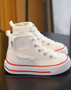 Good quality canvas shoes for children Boys' shoes Graffiti New spring and autumn girls' shoes Non-slip sneakers