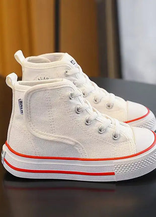 Good quality canvas shoes for children Boys' shoes Graffiti New spring and autumn girls' shoes Non-slip sneakers