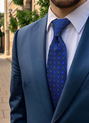 Set Cravatta e Fazzoletto Uomo Colorato 160cm - Accessori Matrimonio