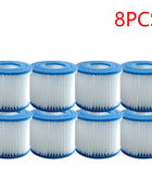 1-10 Pack Swimming Pool Replacement Filter suitable for Bestway Flowclear Size VI Lay-Z-Spa Filter Cartridge - Miami Vegas Palm Springs