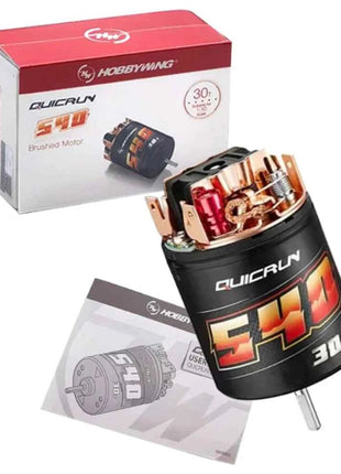 1pcs Hobbywing Brushed Motor 540 30T 40T / 555 11T 13T QuicRun RC Crawler Short course truck Monster truck
