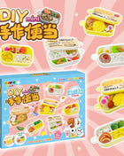 Ultra Lightweight Clay Mini Food Kit, DIY Micro Cake Shape Fridge Magnets Set for Girls, Gift Art Material