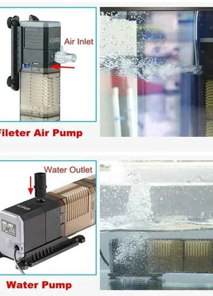 New 4-in-1 Aquarium Submersible Pump CHJ502/CHJ602/CHJ902/CHJ1502  Replacement Cotton Fish Tank Filtration Micro Water Pump