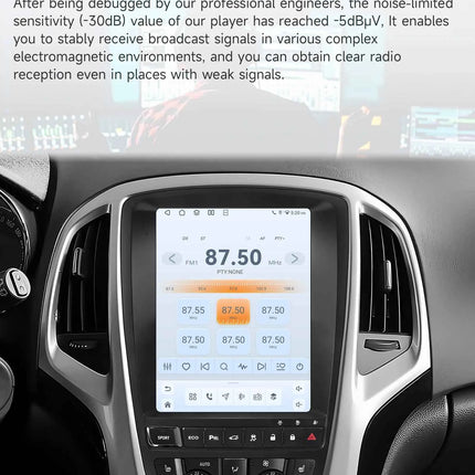 9.7" Hizpo CarPlay Android Car Radio for Opel Astra J Buick Verano 2009 - 2015 Tesla Style Screen GPS DSP 360CAM  Snapdragon6115
