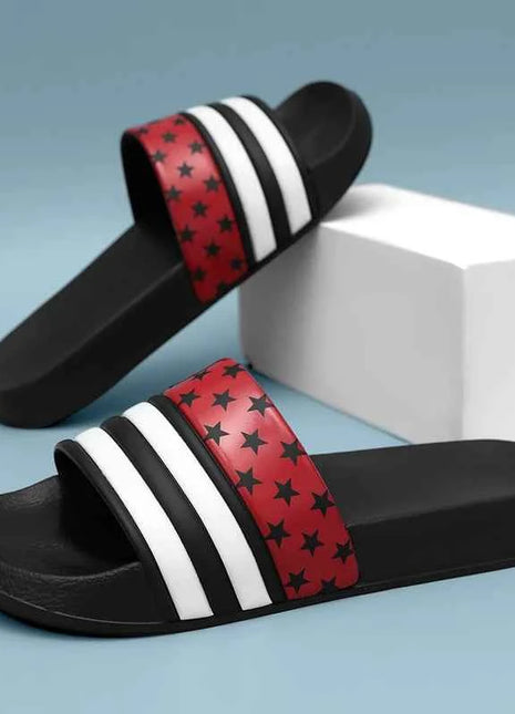 Pantofole da casa per interni da uomo taglie forti Pantofole da bagno morbide e confortevoli da uomo Sandali da spiaggia per esterni con piattaforma piatta e spessa in EVA estiva