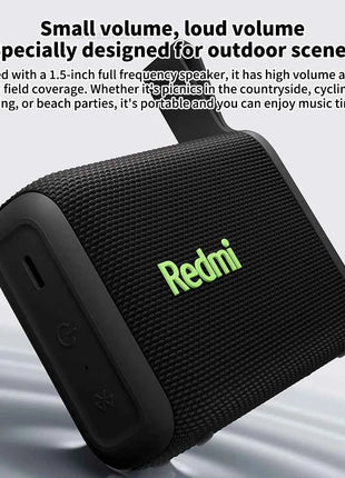 Xiaomi Redmi Altoparlante Bluetooth portatile Esterno IP67 Stereo Potente cassa di risonanza BT5.3 RGB Doppio abbinamento Connettività TWS Colorata