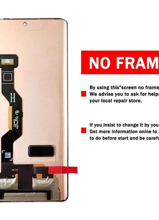 6.7'' P-OLED edge50Fusion Display For Motorola Moto Edge 50 Fusion LCD Display Touch Screen Digitizer Assembly With fingerprint
