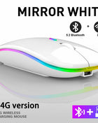 Mouse Wireless RGB Bluetooth 5.2 Ricaricabile - Gaming e Ufficio