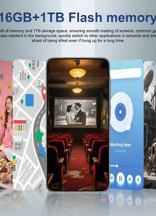 W&O A56 4GMobile phone 8000mAh 26MP Camera Cellphone  Smartphone Global Version Android 14 Dual SIM 7.3 Inch HD+ 16GB+1TB