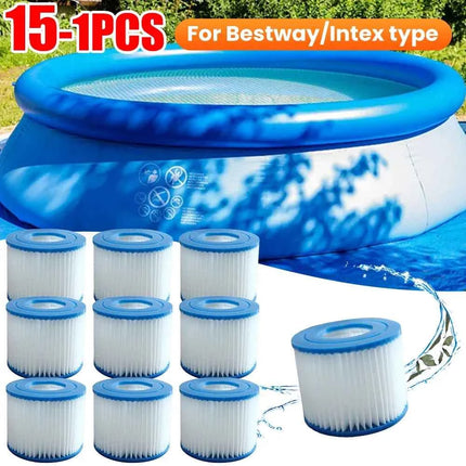 Filtro di ricambio per piscina da 1-10 pezzi adatto per Bestway Flowclear Size cartuccia filtro VI Lay-Z-Spa - Miami Vegas Palm Springs