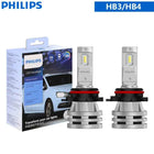 Philips H4 H7 H11 LED Ultinon Pro3101 H1 H3 HB3 HB4 HIR2 9005 9006 9012 Lumileds LED Car Headlight 6000K Bright White Bulbs, 2x