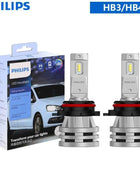 Philips H4 H7 H11 LED Ultinon Pro3101 H1 H3 HB3 HB4 HIR2 9005 9006 9012 Lumileds LED Car Headlight 6000K Bright White Bulbs, 2x