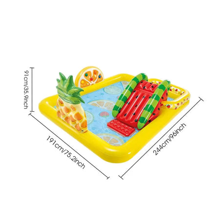 Nuovo Scivolo D'acqua Per Bambini Divertimento Prato Scivoli D'acqua Iatables Piscine Anello Lancia Gioco Per I Bambini Estate Scivolo Set Cortile Giocattoli All'aperto