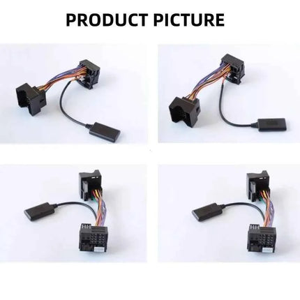 Per Peugeot 206 207 307 301 407 Per Citroen C4 C5 C6 Berlingo RD4 Radio Cablaggio Microfono Vivavoce Bluetooth 5.0 Adattatore AUX