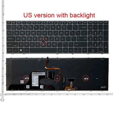 US/BR Backlit keyboard for HP Zbook Fury 15 G7 G8 C13C-5 Zbook Fury 17 G7 G8 ZBOOK Fury 17.3 inch G7/G8 HSN-C13C-7 laptop