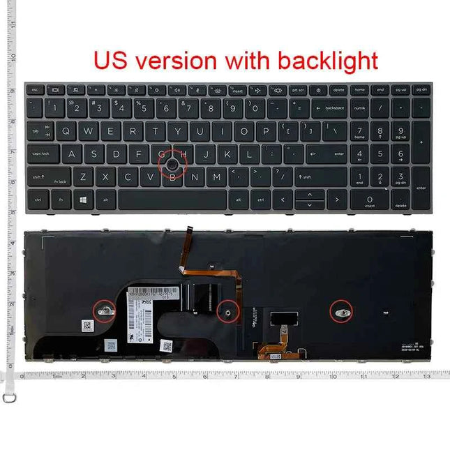 US/BR Backlit keyboard for HP Zbook Fury 15 G7 G8 C13C-5 Zbook Fury 17 G7 G8 ZBOOK Fury 17.3 inch G7/G8 HSN-C13C-7 laptop