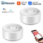 100DB Tuya WiFi Water Leakage Sensor Smart Home Water Leakage Detector Flood Alert Overflow Security Protection Via Smart Life