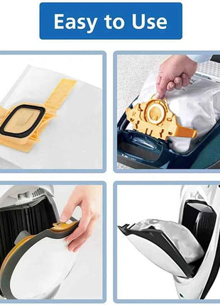 10 PCS for Kobold VK140 / 150 Vacuum Cleaner Bags Compatible for Vorwerk Kobold VK140 VK150 Vacuum Cleaner Bags