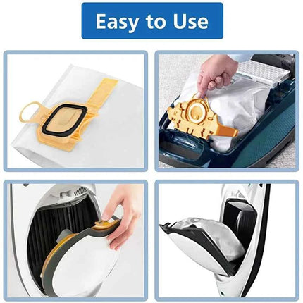 10 PCS for Kobold VK140 / 150 Vacuum Cleaner Bags Compatible for Vorwerk Kobold VK140 VK150 Vacuum Cleaner Bags