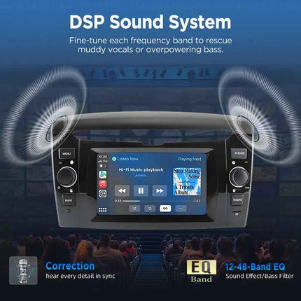 Junsun 6.2" Wireless CarPlay Android Auto Car Radio for Lancia Ypsilon 2012 2013 2014-2020 Multimedia WiFi 4G 8core RDS