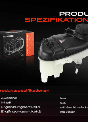Frankberg 1x Serbatoio di espansione liquido refrigerante per Mercedes-Benz W447 180 CDi 220 CDi 4475000049 A4475000049