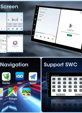 Srnubi Android Car Radio for Toyota Corolla Verso 2004-2009 Carplay Android auto 2Din Multimedia Player Autoradio Navigatore GPS