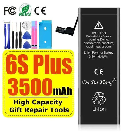High Capacity Battery For iPhone 4 4S 5 5S 5C SE 2020 6 6S 7 8 SE2 Plus X XR XS 11 Pro Max Mobile Phone Pack New 0 Cycle Seal