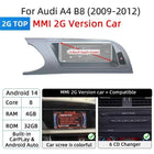 Fast Shipping Wireless CarPlay Screen For Audi A4 B8 A5 8K 2008-2016 Car Multimedia Player Android 14 8+128GB Stereo GPS Navi