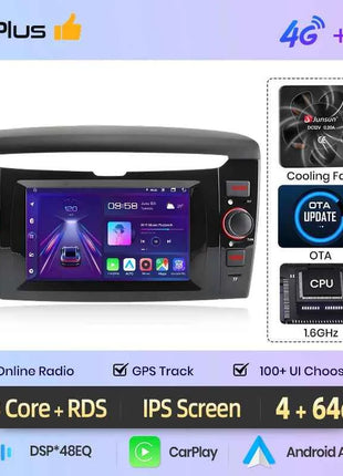 Junsun 6.2" Wireless CarPlay Android Auto Car Radio for Lancia Ypsilon 2012 2013 2014-2020 Multimedia WiFi 4G 8core RDS