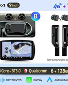 Junsun 8 Core Wireless CarPlay Android Auto Car Radio For Mercedes Benz Smart 453 Fortwo 2014-2020 4G WiFi GPS Navigation Stereo