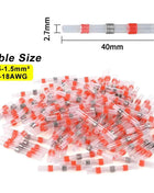 Waterproof Solder Seal Heat Shrink Tube Sleeves Electrical Wire Connector Butt Splice Terminals Heat Shrinkage Cable Connectors