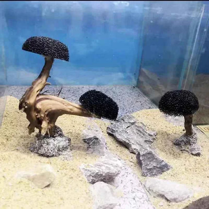 Aquarium Decoration Plant Moss Tree Landscaping Wood Plant Root Driftwood Aquatic Grass Fish Tank Accessories without Moss